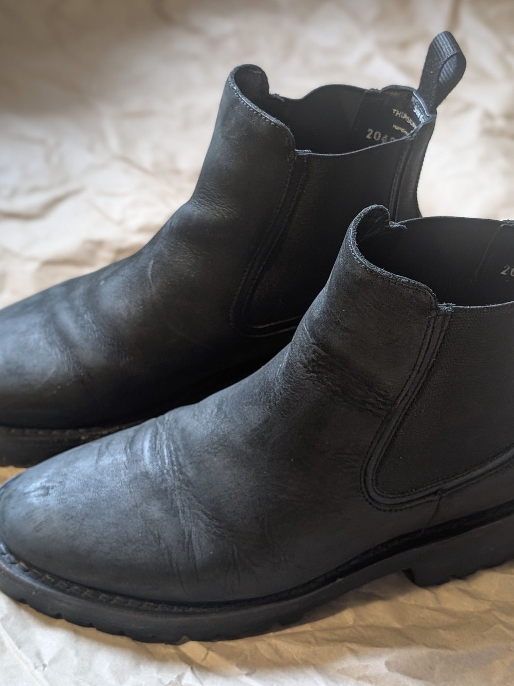 Thursday Legend Boots Men's Black Chelsea Slip-On